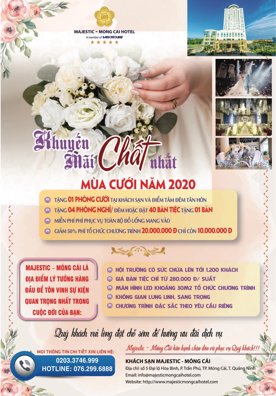 Khuyến Mãi "Chất Nhất" Mùa Cưới 2020